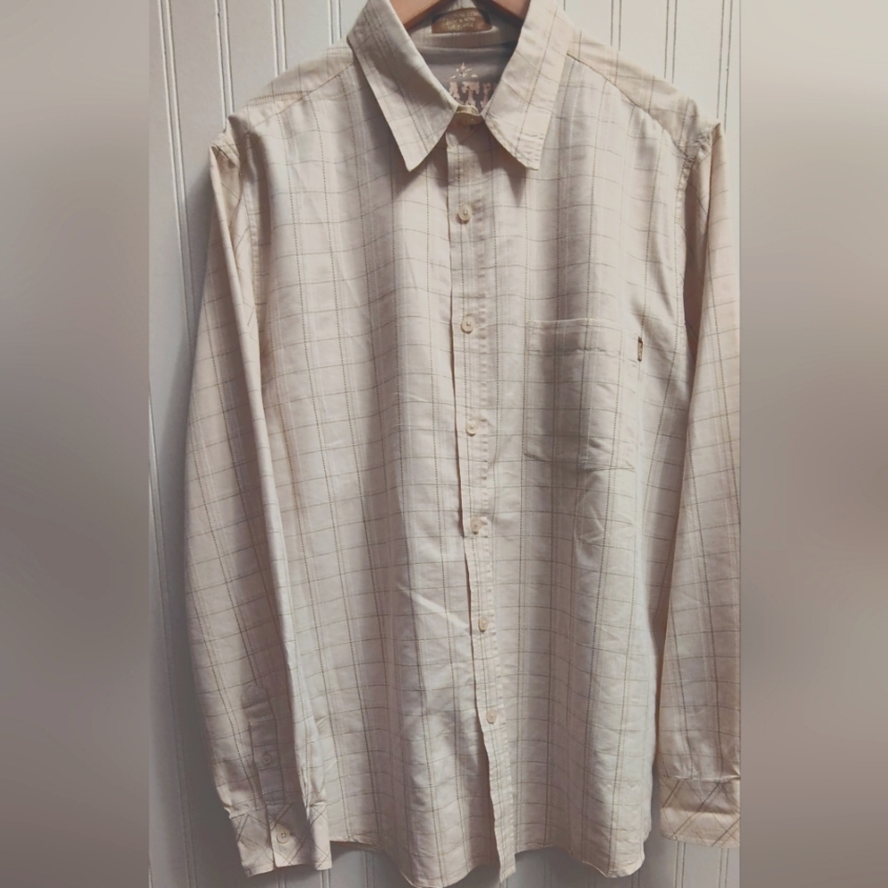 Mens long sleeve slim fit shirt